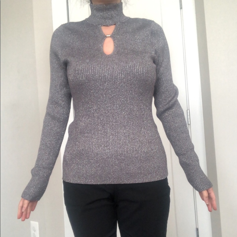 I.N.C. International Concept metallic sweater